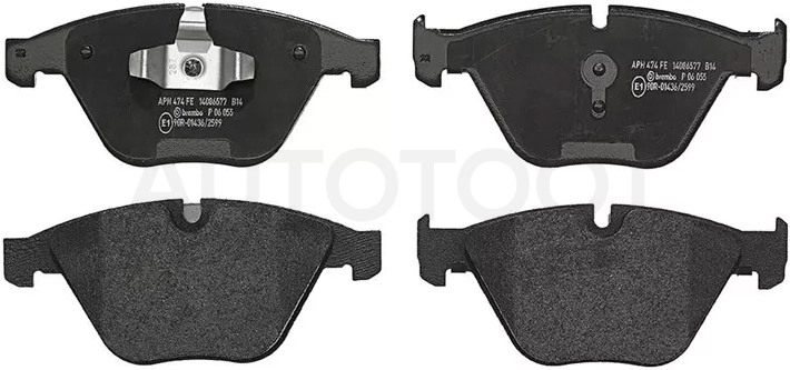 Колодки тормозные (Спереди) BMW 3-Series 05-14 / 5-Series 03-10 / X1 09-15 - Артикул P06055 - Производитель Brembo - Фото, Отзывы, Цены