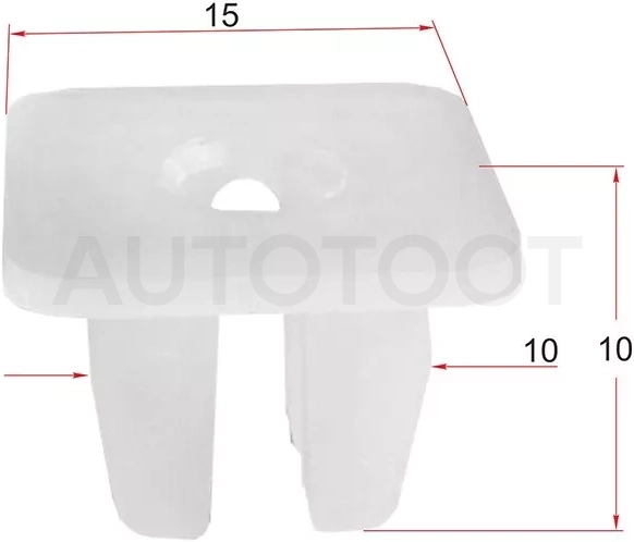 Клипса HONDA/MAZDA/NISSAN/TOYOTA (Продажа по 10шт) - Артикул STKJ707 - Производитель Sat - Фото, Отзывы, Цены