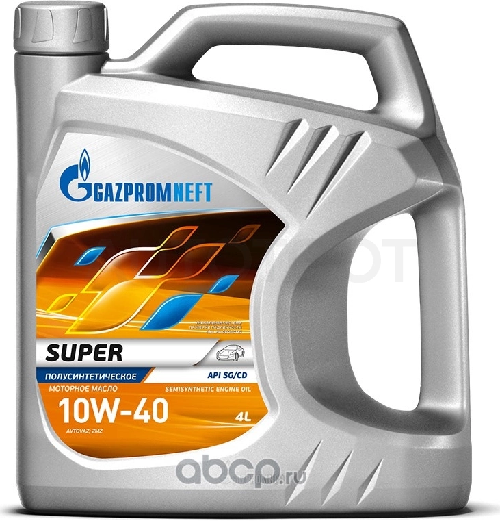 10W-40 Масло моторное Gazpromneft Super полусинтетическое 4л