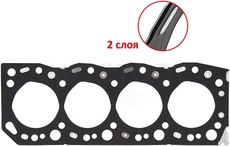 Прокладка ГБЦ CHASER/CRESTA/CROWN/DYNA/HIACE/HILUX/MARK 2 2LTE (MARK D 1.55) 96