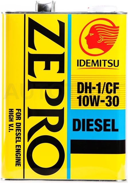 10W-30 DH-1/CF 4л Масло моторное минеральное ZEPRO IDEMITSU DIESEL