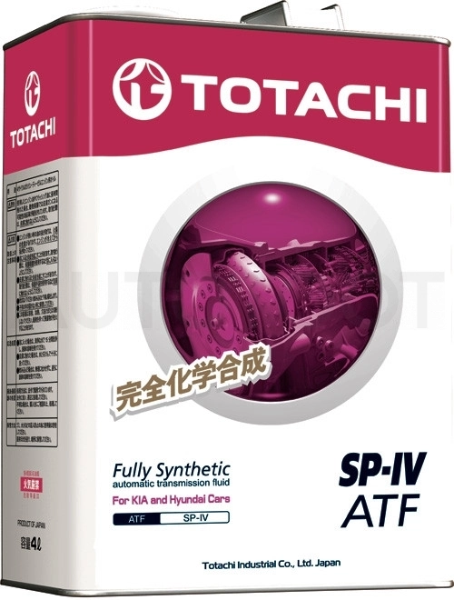 ATF масло трансмиссионное синтетическое Hyundai/KIA TOTACHI ATF SP-IV 4л - Артикул 4589904921421 - Производитель Totachi - Фото, Отзывы, Цены