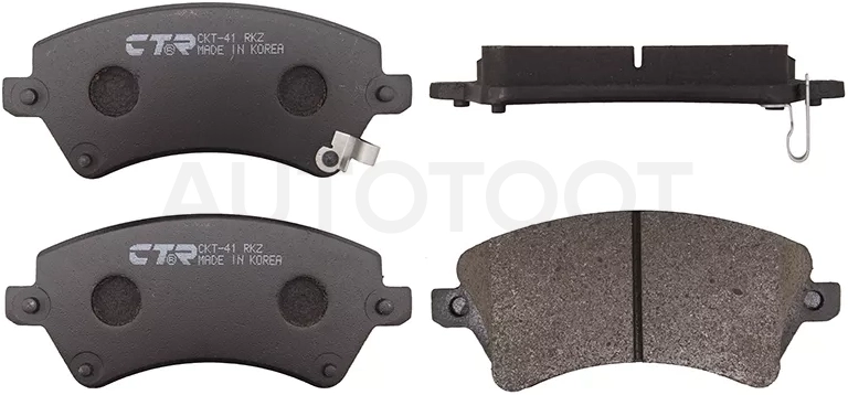Колодки тормозные (Спереди) Toyota Corolla (E120) 00-07 / Corolla Fielder (E120) 00-06 / Corolla JPN (E120) 00-07