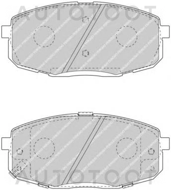 Колодки тормозные передние -ST581011HA10 Sat для KIA CEED, HYUNDAI I30, KIA CERATO, KIA FORTE