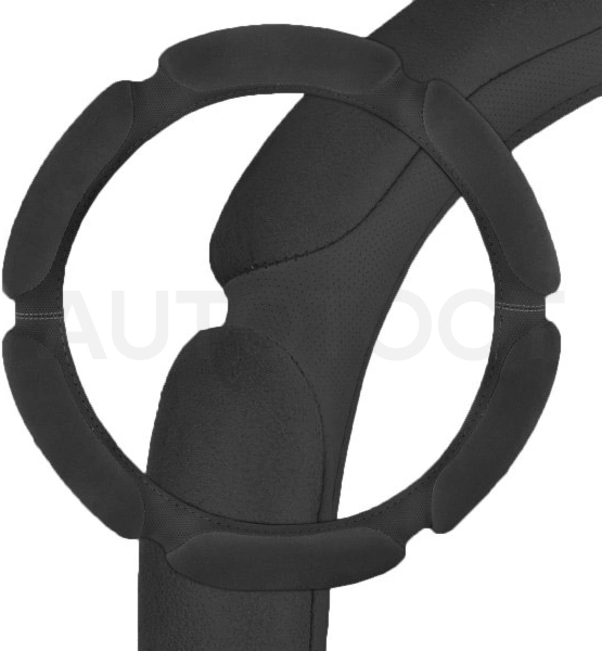 Оплетка SKYWAY Sponge classic 6 подушечек M Черная замша