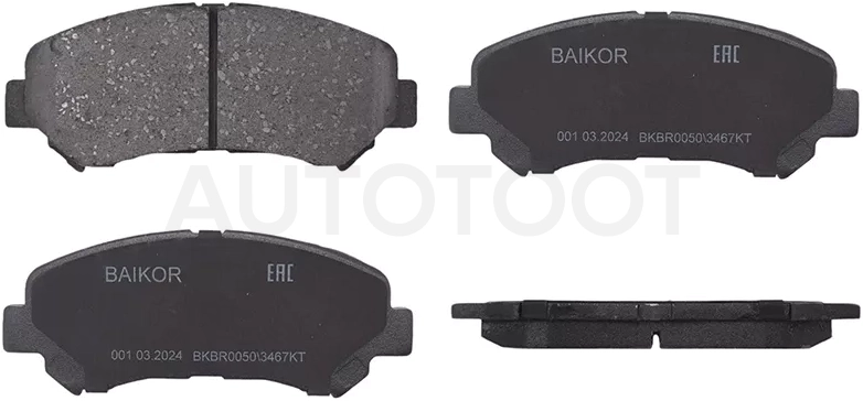 Колодки тормозные (Спереди) Nissan Juke 10-14 / Qashqai 06-13 / X-Trail 07-17 / Dualis 07-14