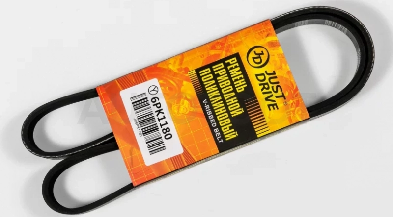 Ремень поликлиновый JD - Артикул 6PK1180 - Производитель Just Drive - Фото, Отзывы, Цены