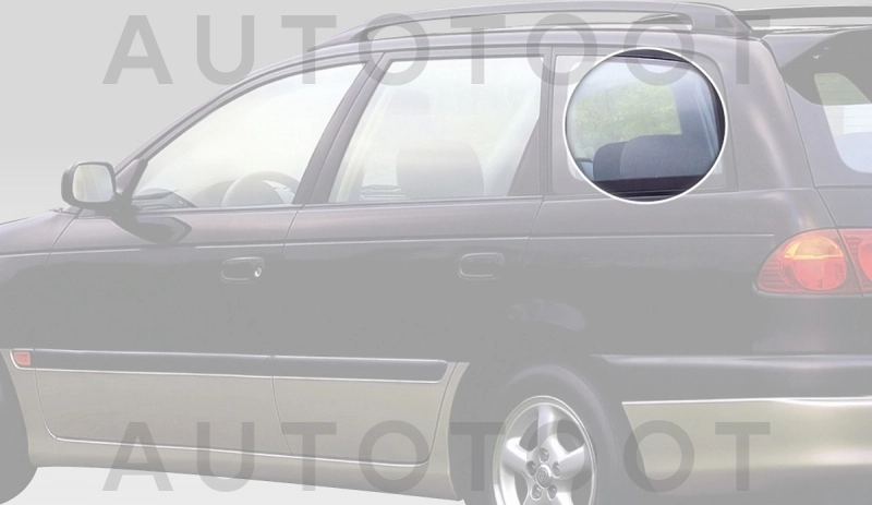 Стекло багажника боковое заднее левое с антеной -  для TOYOTA CALDINA
