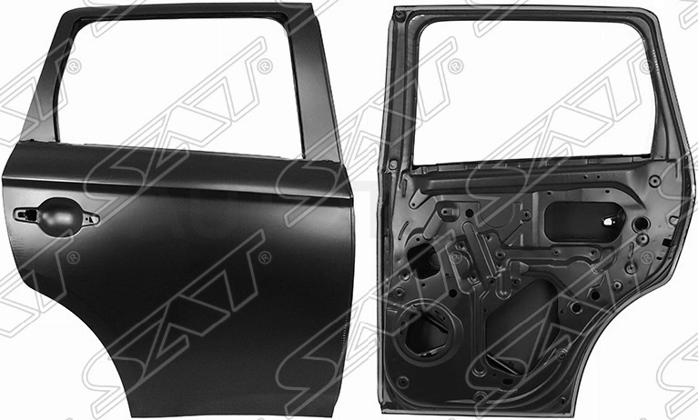 Дверь задняя правая -ST890003 Sat для MITSUBISHI OUTLANDER