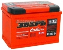 Аккумулятор ЗВЕРЬ 66Ah 640A прямая полярность(+-)