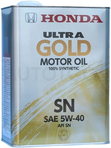 5W-40 моторное масло Honda Ultra Gold SN (4 л.) 08220-99974