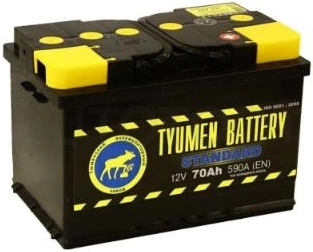Аккумулятор TYUMEN BATTERY 70Ah 630A обратная полярность (-+)