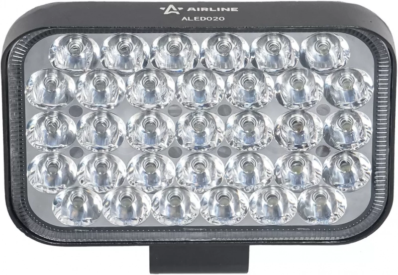 Фара светодиод. прямоугольная, 33LED, направленный свет, 33Вт, 135х95х38мм, 12/24В, PLUS - Артикул ALED020 - Производитель Airline - Фото, Отзывы, Цены