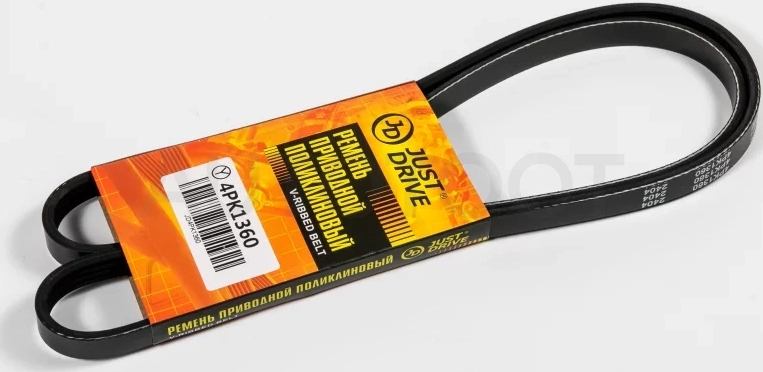 Ремень поликлиновый JD - Артикул 4PK1360 - Производитель Just Drive - Фото, Отзывы, Цены