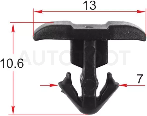 Клипса уплотнителя крыла TOYOTA/LEXUS (Продажа по 10шт)
