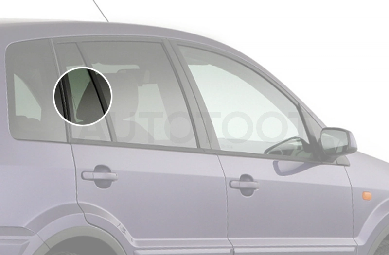 Стекло форточки (уголок) задней правой двери -  для FORD FUSION