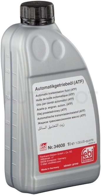 ATF Масло трансмиссионное ATF 1 для АКПП желтое 1л FEBI 34608