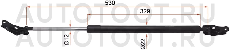 Амортизатор крышки багажника левый -ST6896044020 Sat для TOYOTA GAIA