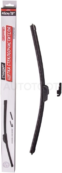 Щетка стеклоочистителя бескаркасная SKYWAY СТАНДАРТ 45см/18" - Артикул S02701021 - Производитель Skyway - Фото, Отзывы, Цены
