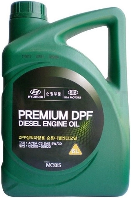 5W-30 масло моторное синтетическое 6л Premium DPF Diesel C3