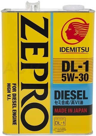 5W-30 ACEA C2-08 4л Масло моторное полусинтетика ZEPRO IDEMITSU DIESEL DL-1