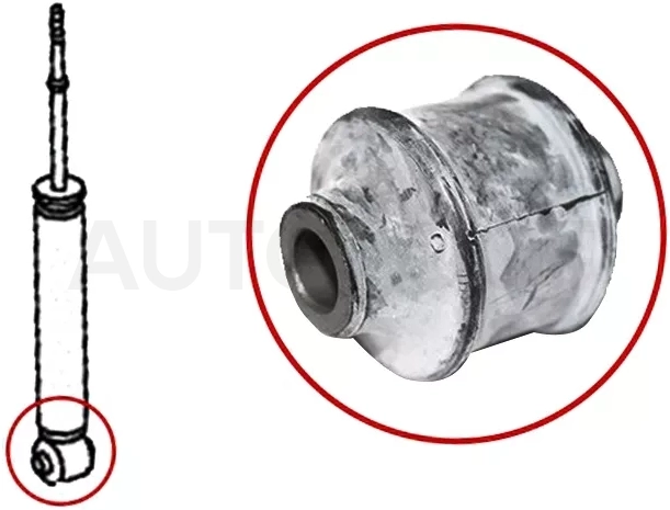 Сайлентблок Mitsubishi Outlander 05-12 / Citroen C-Crosser 07-12 / Peugeot 4007 07-14 - Артикул ST4162A050B - Производитель Sat - Фото, Отзывы, Цены