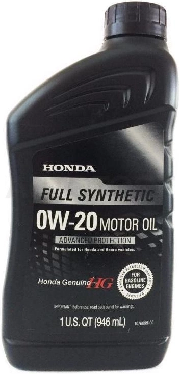 0W-20 масло моторное синтетическое 946мл Full Synthetic (SN) - Артикул 087989036 - Производитель Honda - Фото, Отзывы, Цены