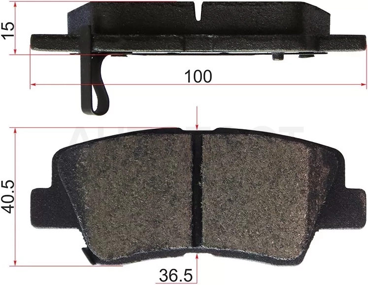 Колодки тормозные (Сзади) Hyundai Creta 15-22 / Elantra 06-20 - Артикул ST583021RA30 - Производитель Sat - Фото, Отзывы, Цены