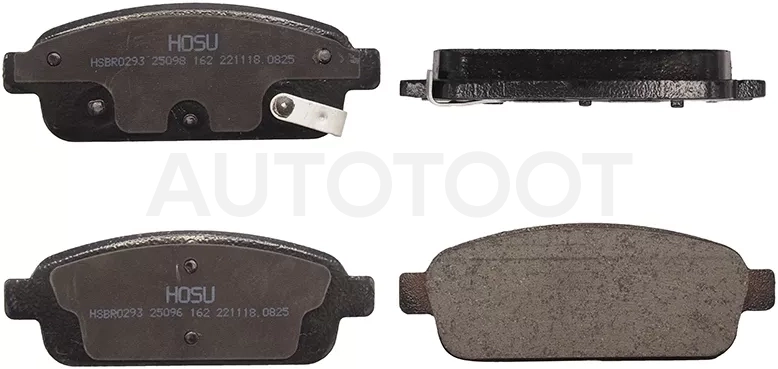 Колодки тормозные (Сзади) Chevrolet Aveo 16- / Cruze 09-15 / Opel Astra 09-15 / Mokka 12-19 / Zafira 11-16 / Chevrolet Orlando 11-15 / Tracker 13-15 / Opel Ampera 11-16 / Astra GTC 09-15 / Cascada 13-19