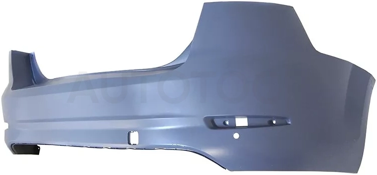 Бампер задний Ford Mondeo 10-15 (Верхняя часть/ Под сонары(парктроники)/ С отверстием под крюк/ 4D SED)