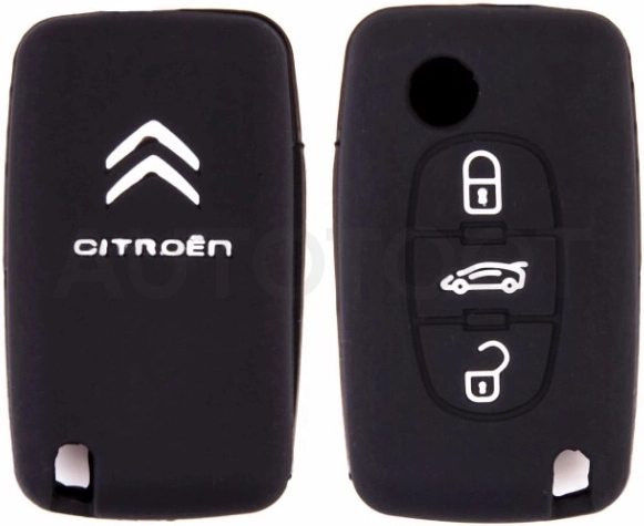 CITROEN Чехол на ключ автомобильный SW силиконовый CITROEN(3 кнопки)