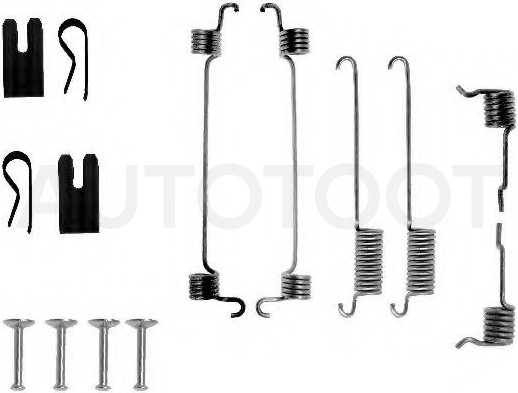 Ремкомплект задних барабанных колодок -950772 Frenkit для FORD FOCUS