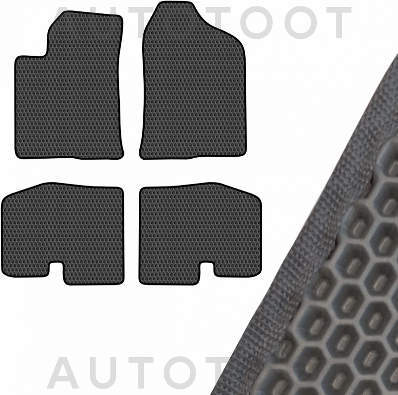 Коврик салона 4 штуки EVA Серый -  для LIFAN SOLANO