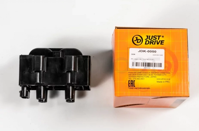 Катушка зажигания - Артикул JDK0050 - Производитель Just Drive - Фото, Отзывы, Цены
