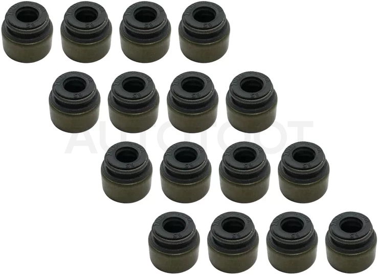 Комплект маслосъёмных колпачков TOYOTA 1ZZ-FE/M20AFKS/1-2MZ-FE/1-2AZ#/2ZR-FE/3S-FSE впуск/выпуск (16 шт)