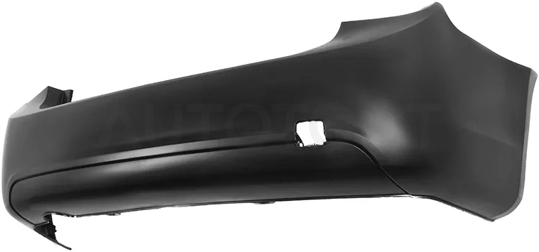Бампер задний Chevrolet Cruze 09-12 / Daewoo Lacetti 08-11 (С отверстием под крюк/ 4D SED)