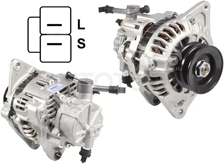 Генератор MMC L200/PAJERO/DELICA 2.5D 94-06 4D56 12V 90A