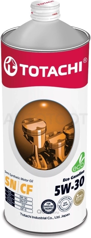 5W-30 масло моторное полусинтетическое "Eco Gasoline", 1л
