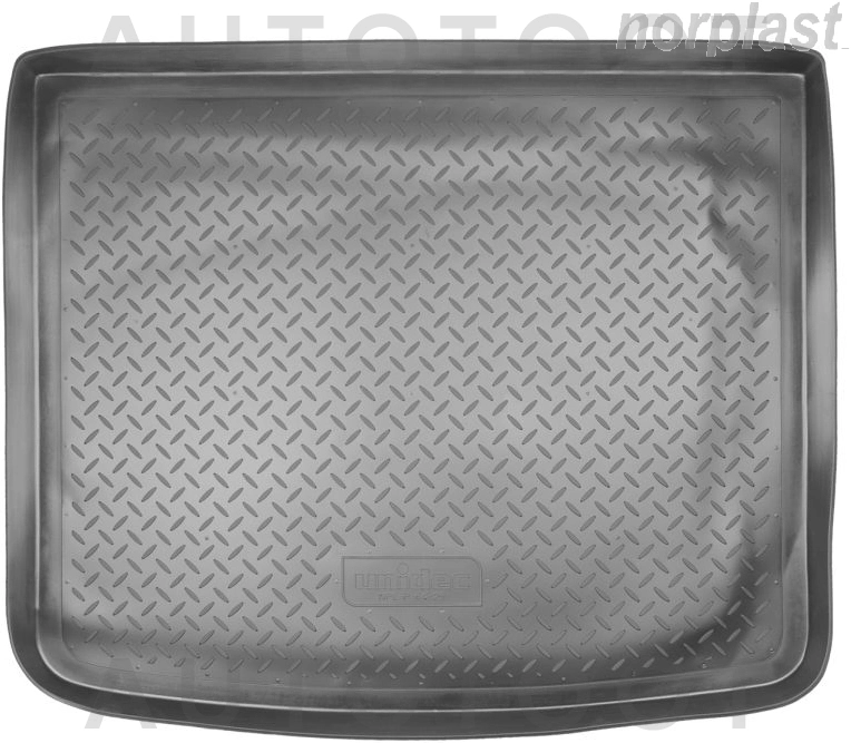 Коврик в багажник NORPLAST, черный, полиуретан, седан -  для PEUGEOT 206