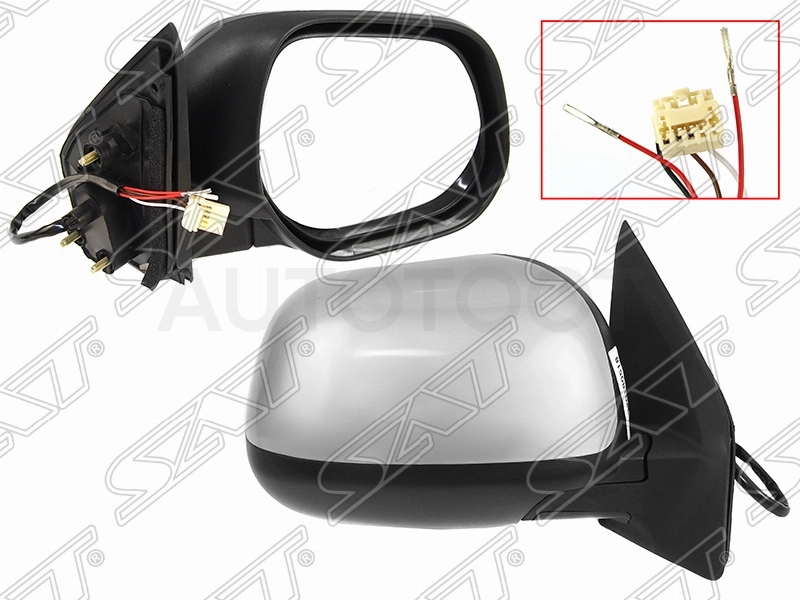 Зеркало правое (5 контактов , обогрев) -STMB519401 Sat для MITSUBISHI OUTLANDER