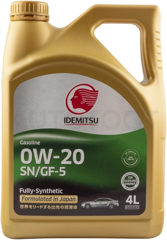 Масло моторное синтетическое IDEMITSU 0W-20 SN/GF-5 4л - Артикул 30011325746 - Производитель Idemitsu - Фото, Отзывы, Цены