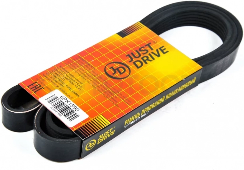 Ремень поликлиновый JD - Артикул 6PK1590 - Производитель Just Drive - Фото, Отзывы, Цены