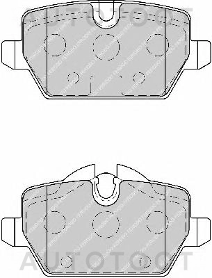 Колодки тормозные задние -ST34216767145 Sat для BMW 1SERIES