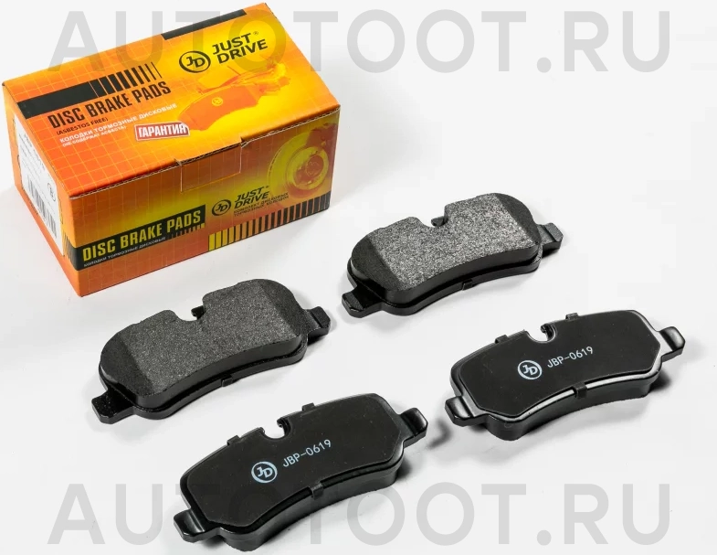 Колодки тормозные дисковые, задние - Артикул JBP0619 - Производитель Just Drive - Фото, Отзывы, Цены