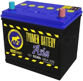 Аккумулятор TYUMEN BATTERY 65Ah 580A обратная полярность (-+)