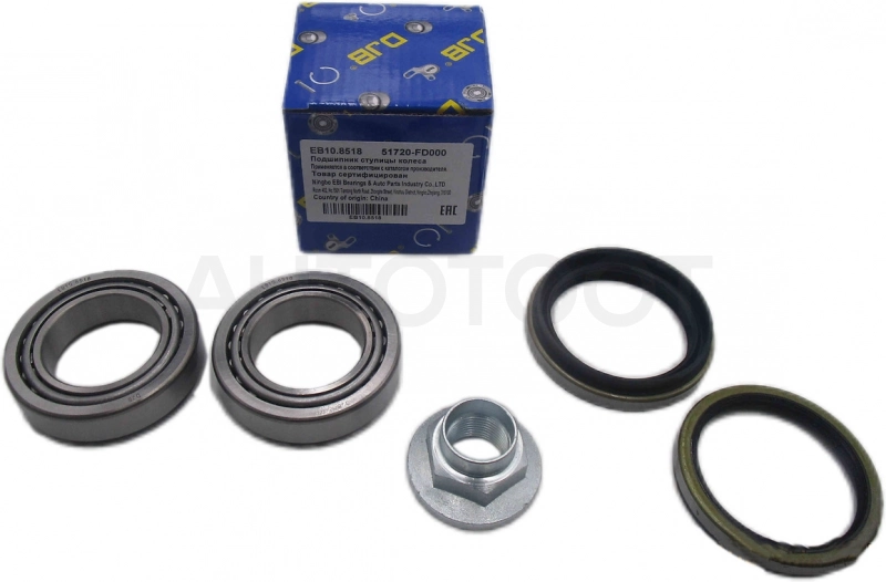 Подшипник ступицы передний (комплект) -EB108518 Djb для MAZDA 2 (DEMIO)
