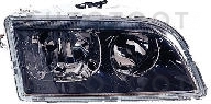 Фара правая (под корректор, внутри черная) -  для VOLVO S40, VOLVO V40