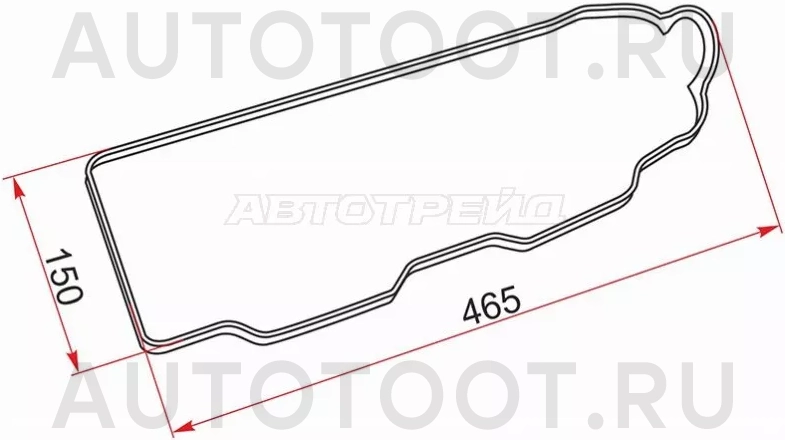 Прокладка клапанной крышки MMC 4G63/4G64 SOHC, HY Starex 2.4 - Артикул KMD130494 - Производитель Sat - Фото, Отзывы, Цены