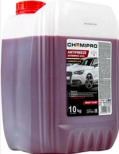 Антифриз красный готовый CHEMIPRO 10л