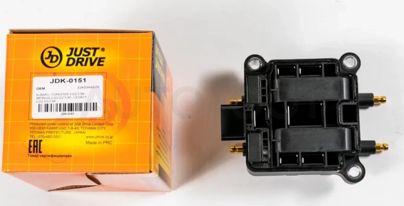 Катушка зажигания - Артикул JDK0151 - Производитель Just Drive - Фото, Отзывы, Цены
